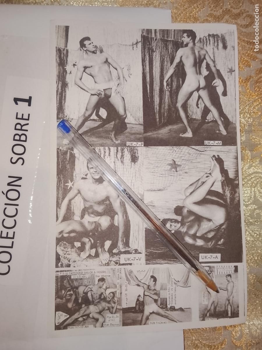 Outros: hoja tematica gay artistica fotografica o comic hombre erotico desnudos culturismo homo sexo EROTICA