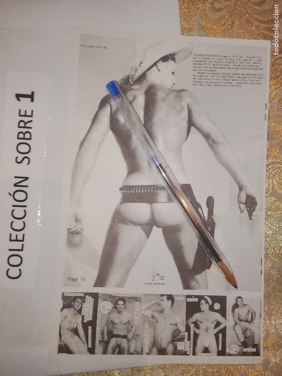 Outros: hoja tematica gay artistica fotografica o comic hombre erotico desnudos culturismo homo sexo EROTICA
