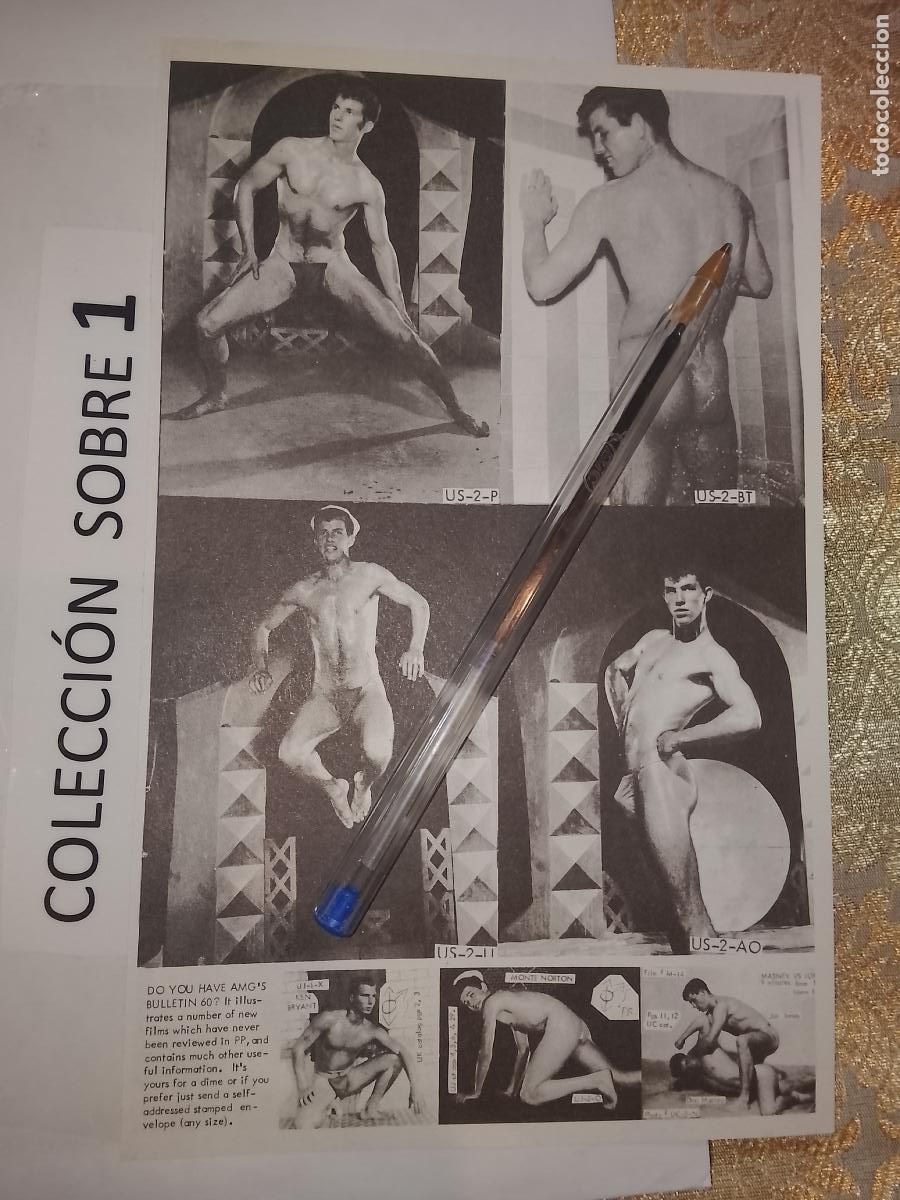 Outros: hoja tematica gay artistica fotografica o comic hombre erotico desnudos culturismo homo sexo EROTICA