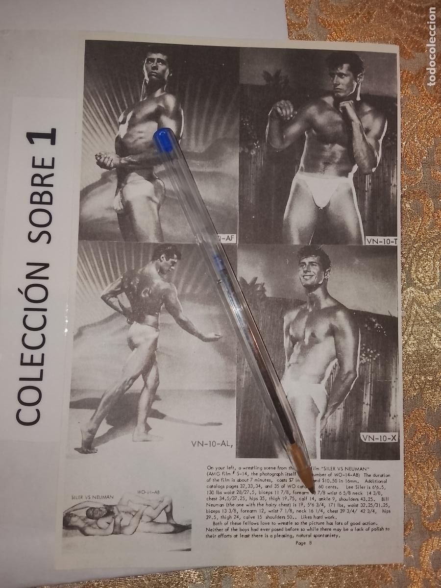 Outros: hoja tematica gay artistica fotografica o comic hombre erotico desnudos culturismo homo sexo EROTICA