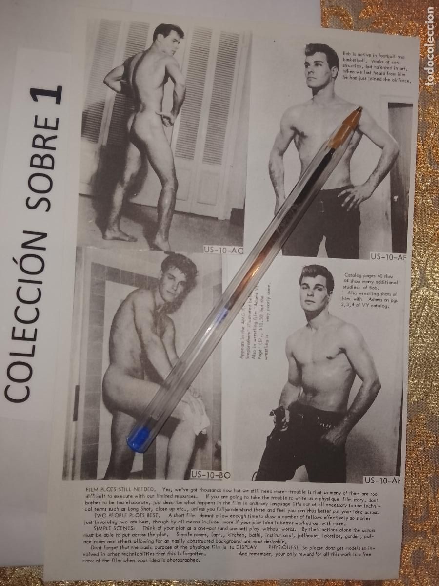 Outros: hoja tematica gay artistica fotografica o comic hombre erotico desnudos culturismo homo sexo EROTICA
