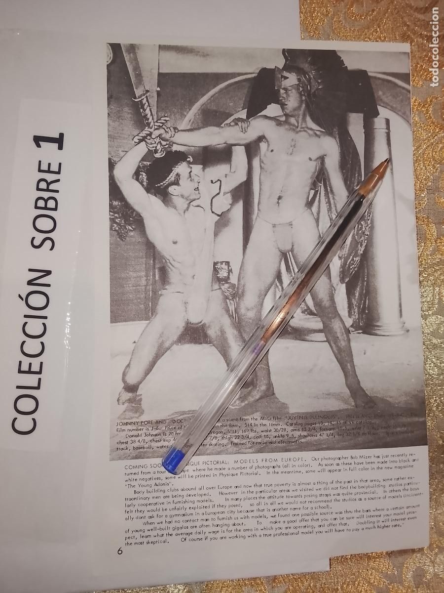 Outros: hoja tematica gay artistica fotografica o comic hombre erotico desnudos culturismo homo sexo EROTICA