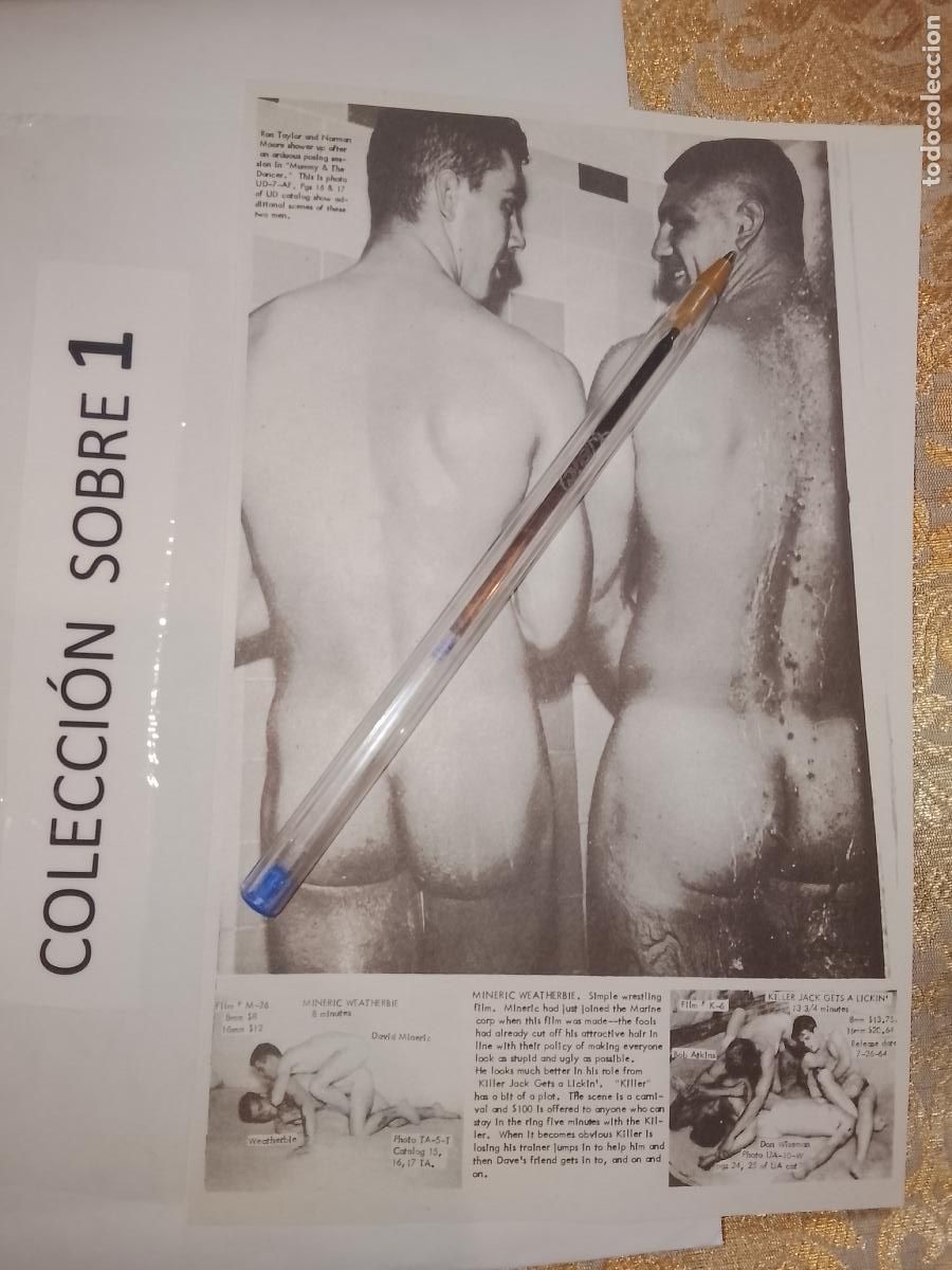 Outros: hoja tematica gay artistica fotografica o comic hombre erotico desnudos culturismo homo sexo EROTICA