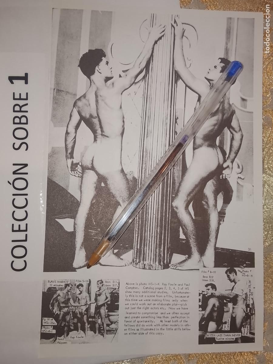 Outros: hoja tematica gay artistica fotografica o comic hombre erotico desnudos culturismo homo sexo EROTICA
