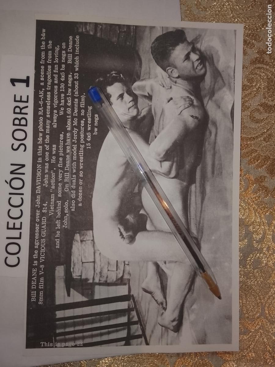 Outros: hoja tematica gay artistica fotografica o comic hombre erotico desnudos culturismo homo sexo EROTICA