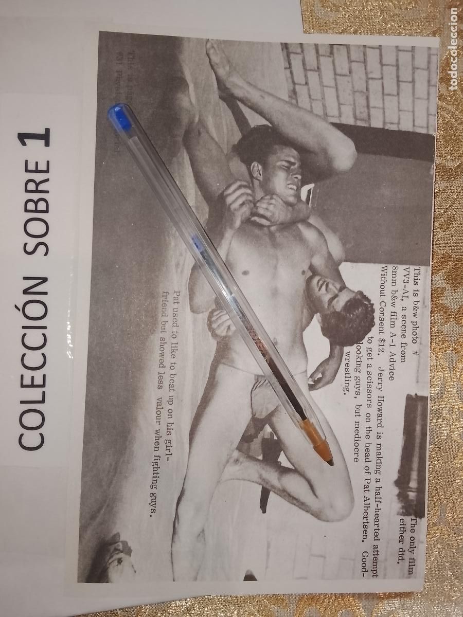 Outros: hoja tematica gay artistica fotografica o comic hombre erotico desnudos culturismo homo sexo EROTICA
