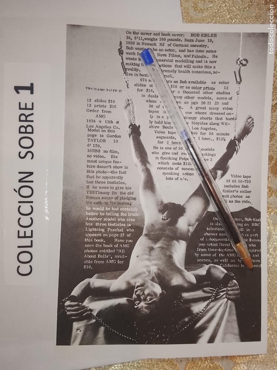 Outros: hoja tematica gay artistica fotografica o comic hombre erotico desnudos culturismo homo sexo EROTICA
