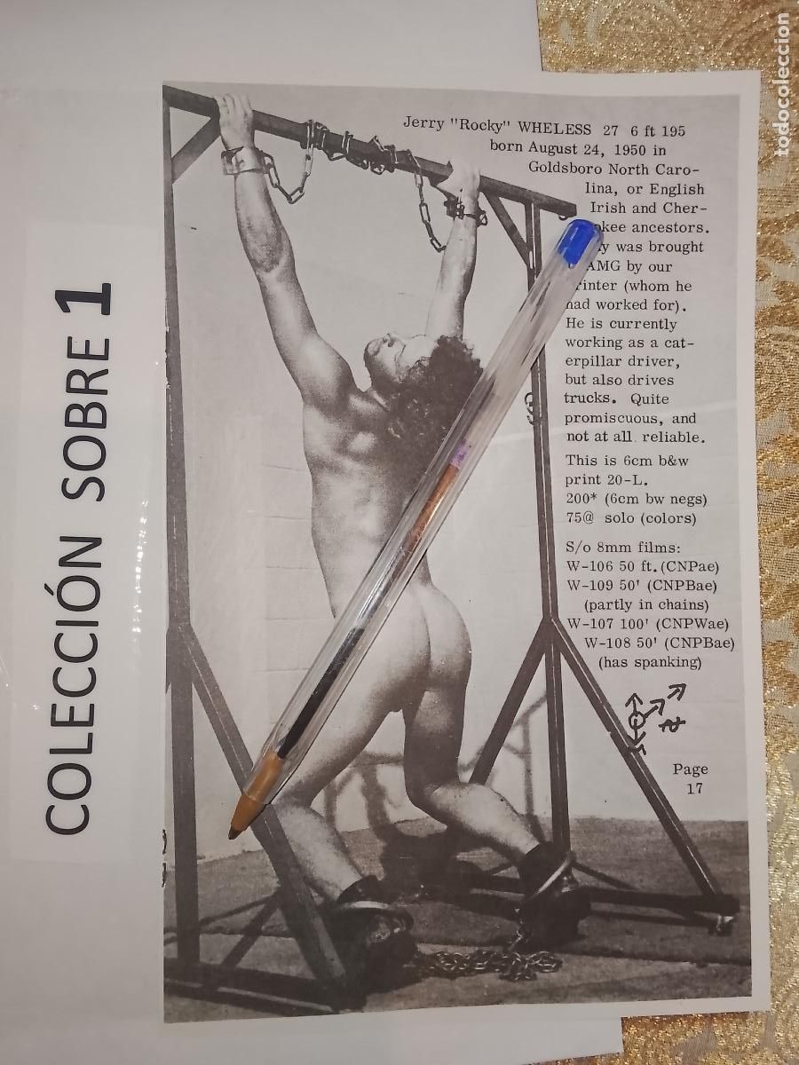 Outros: hoja tematica gay artistica fotografica o comic hombre erotico desnudos culturismo homo sexo EROTICA