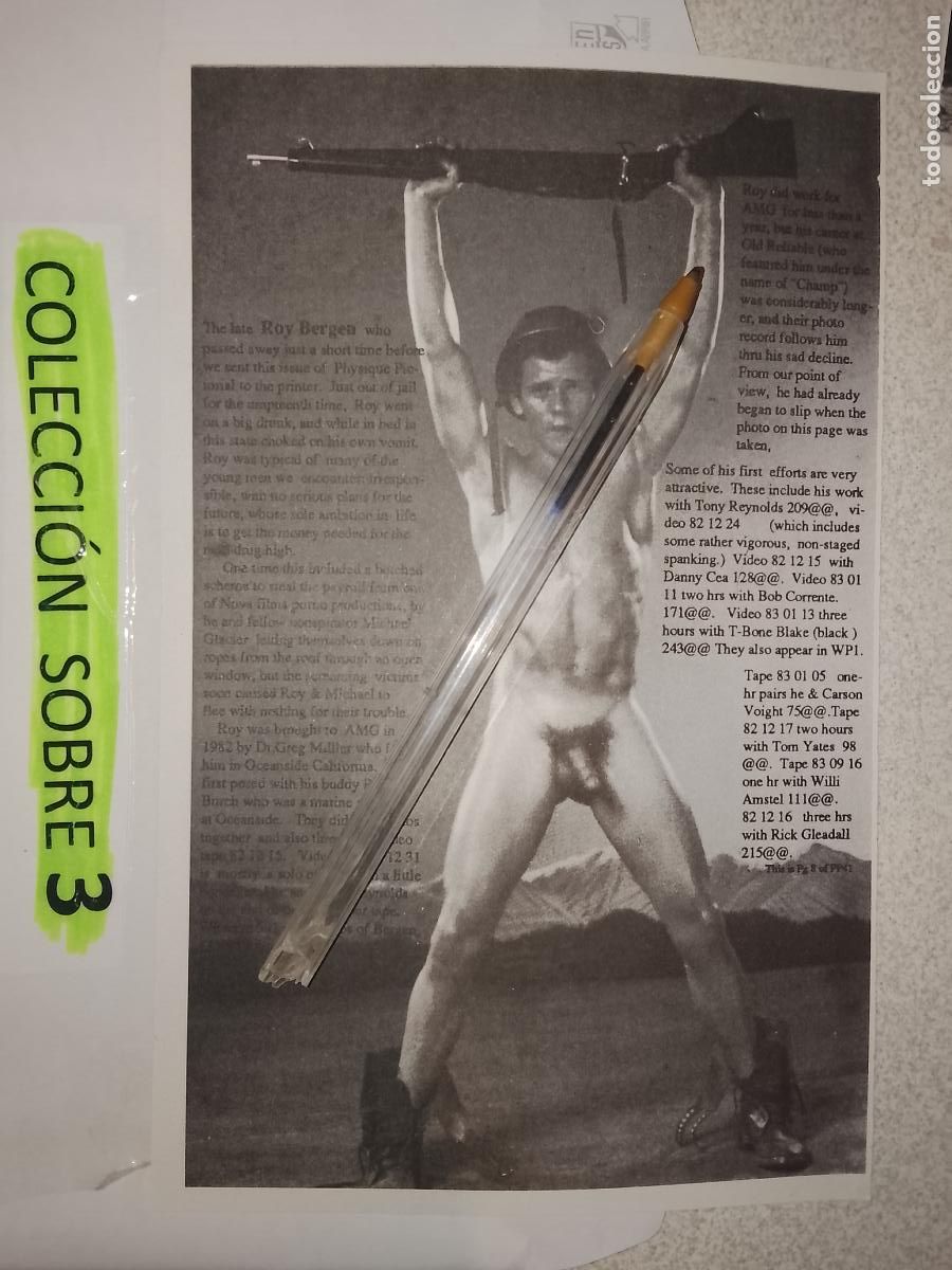 Outros: hoja tematica gay artistica fotografica o comic hombre erotico desnudos culturismo homo sexo EROTICA