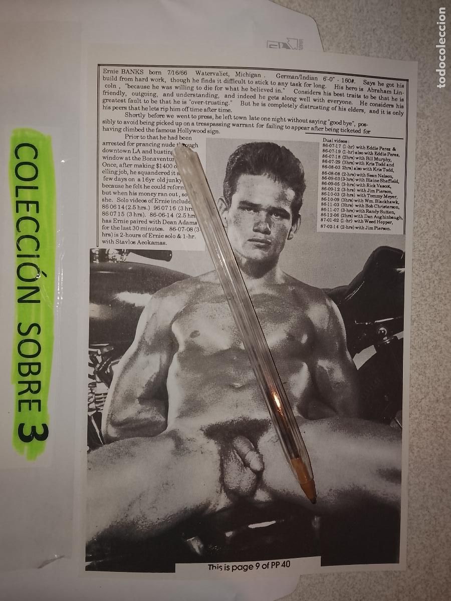 Outros: hoja tematica gay artistica fotografica o comic hombre erotico desnudos culturismo homo sexo EROTICA