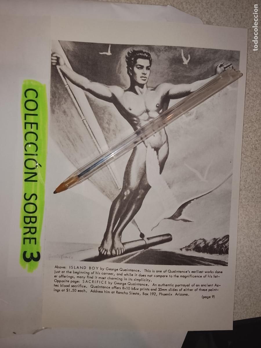 Outros: hoja tematica gay artistica fotografica o comic hombre erotico desnudos culturismo homo sexo EROTICA