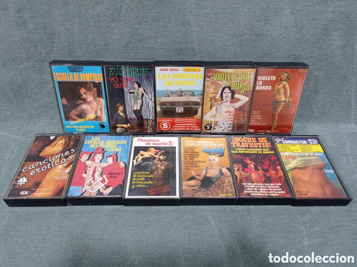 Andere Artikel: LOTE DE 11 - CINTAS DE CASETE ER&Oacute;TICAS - TRAVESTIS - TEM&Aacute;TICA GAY - CLASIFICADAS S