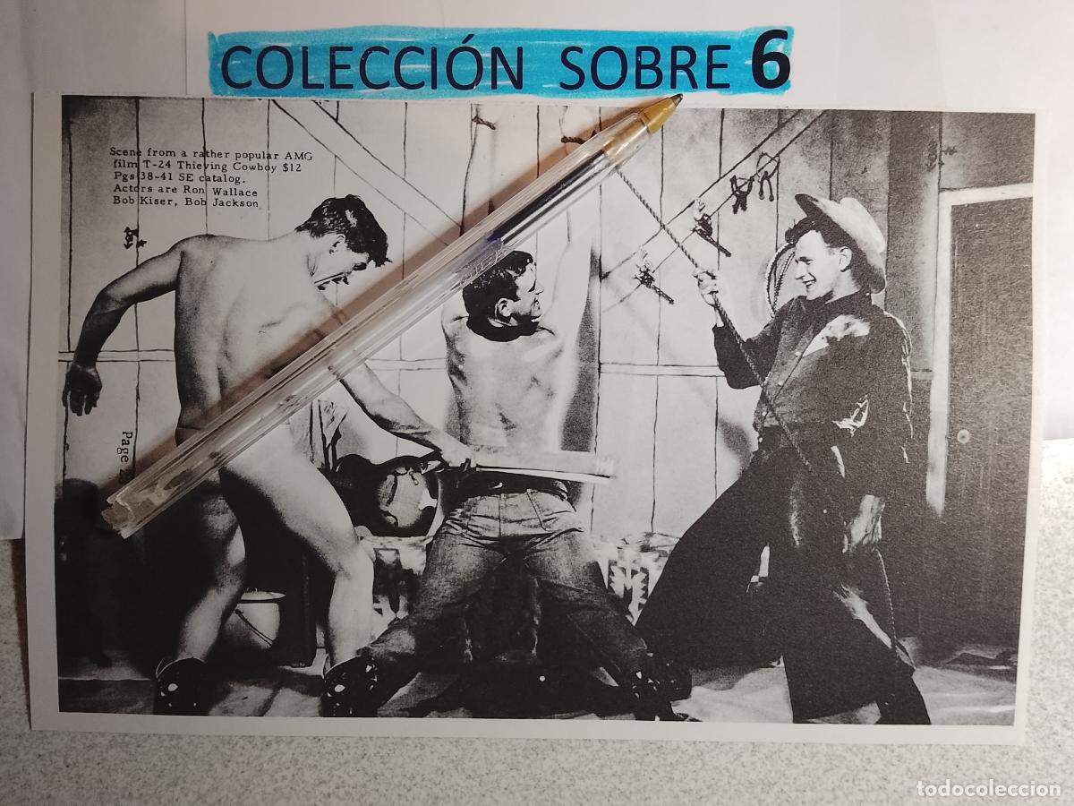 Autres: hoja tematica gay artistica fotografica o comic hombre erotico desnudos culturismo homo sexo EROTICA