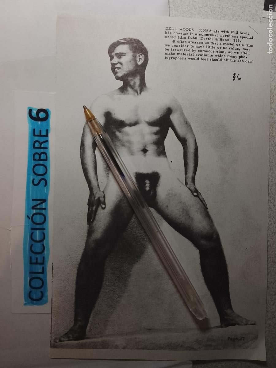 Autres: hoja tematica gay artistica fotografica o comic hombre erotico desnudos culturismo homo sexo EROTICA