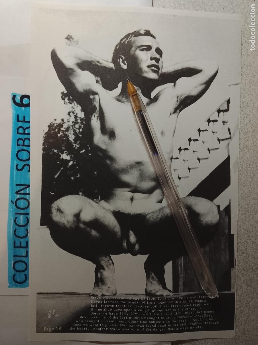 Autres: hoja tematica gay artistica fotografica o comic hombre erotico desnudos culturismo homo sexo EROTICA