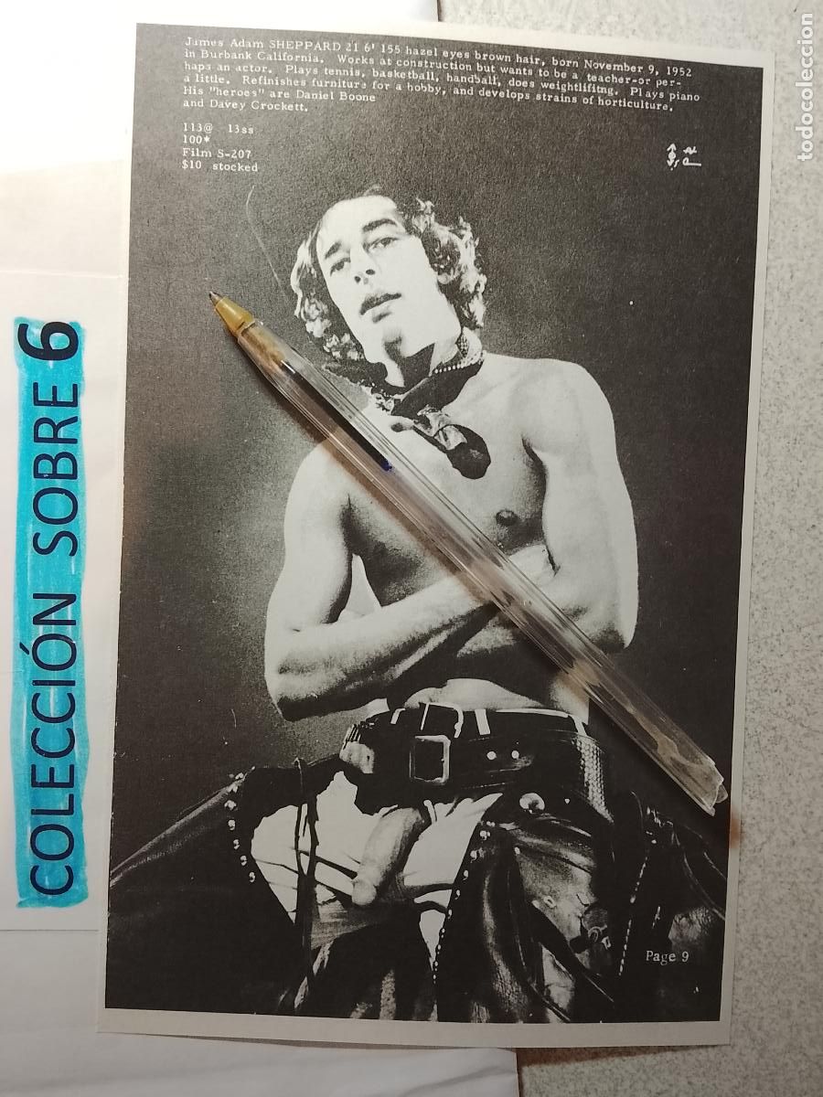 Autres: hoja tematica gay artistica fotografica o comic hombre erotico desnudos culturismo homo sexo EROTICA