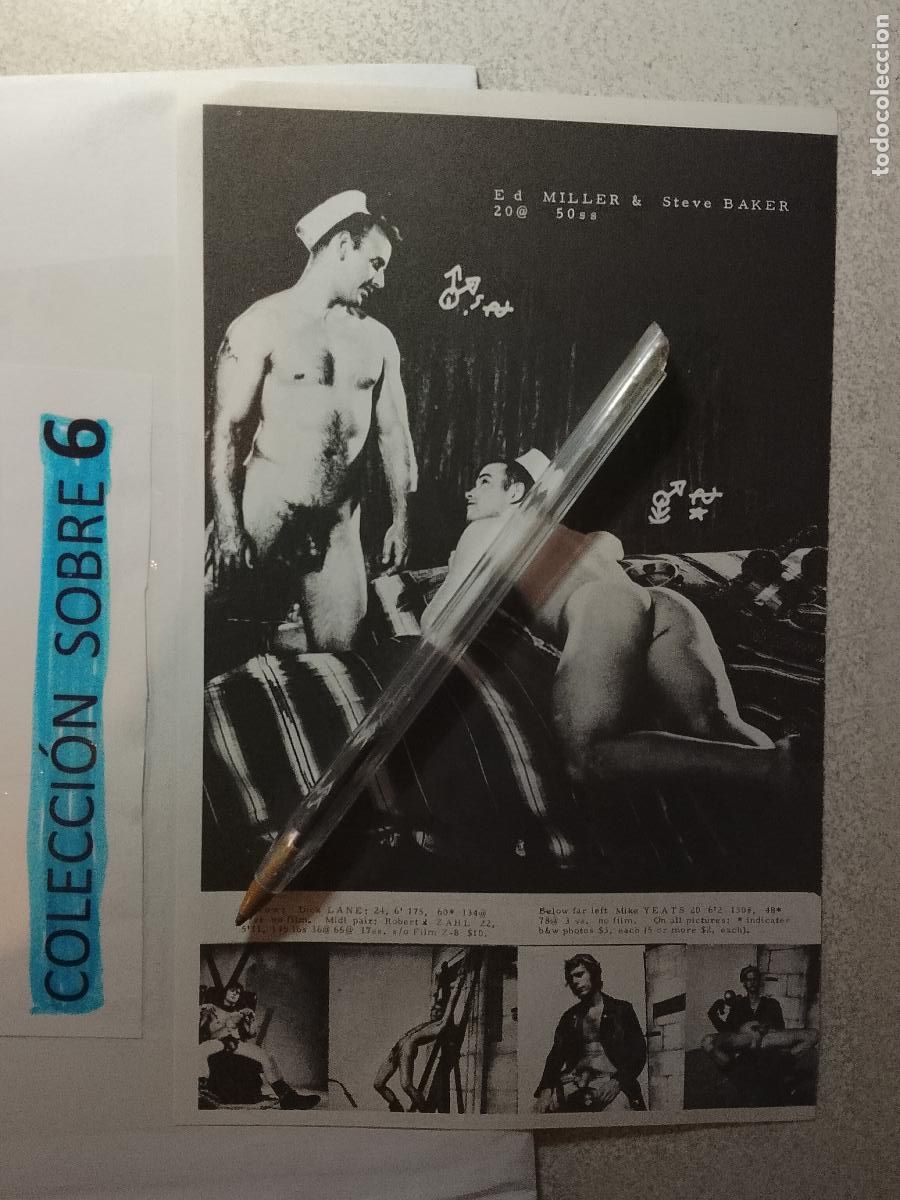 Autres: hoja tematica gay artistica fotografica o comic hombre erotico desnudos culturismo homo sexo EROTICA