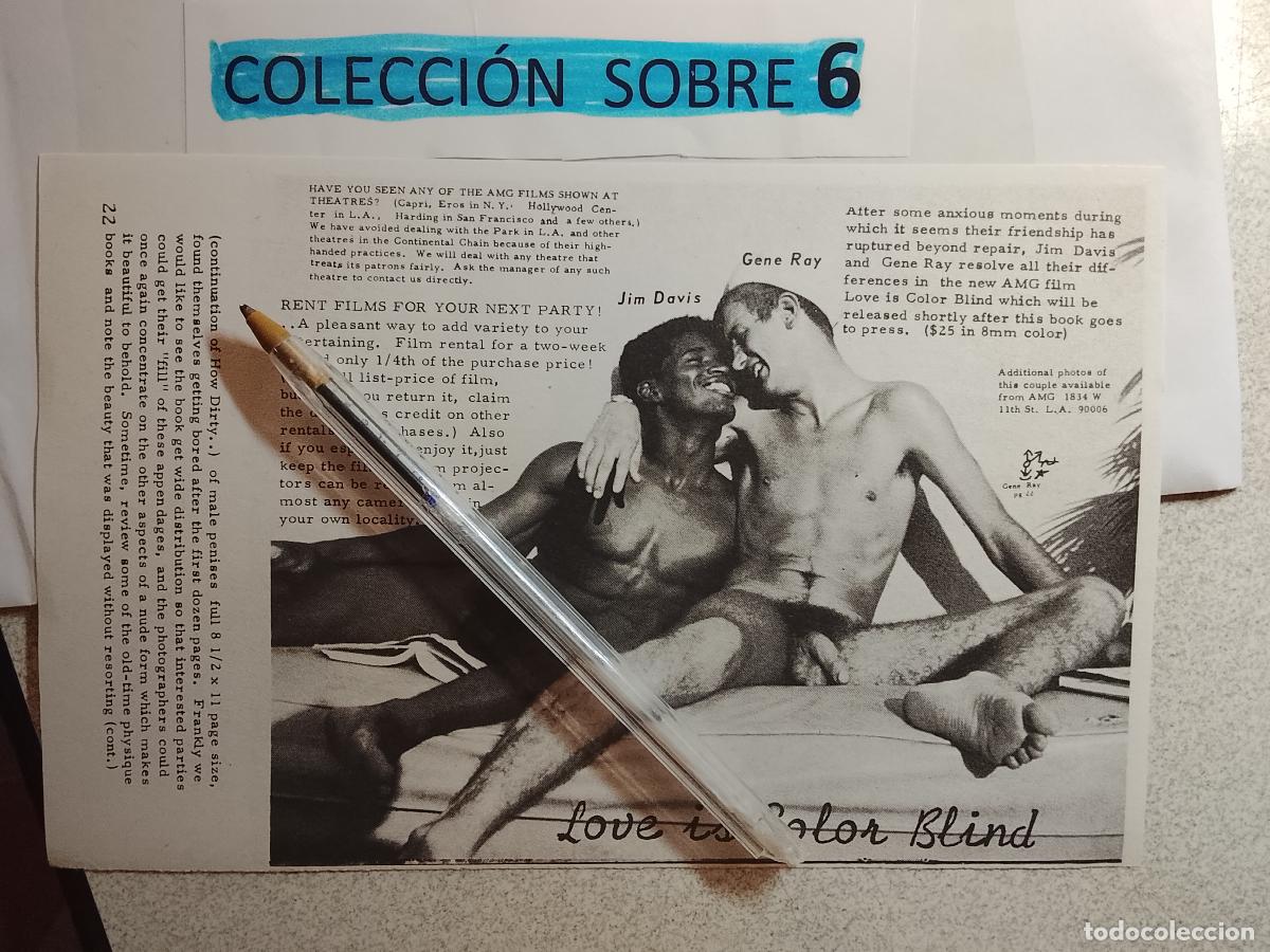 Autres: hoja tematica gay artistica fotografica o comic hombre erotico desnudos culturismo homo sexo EROTICA