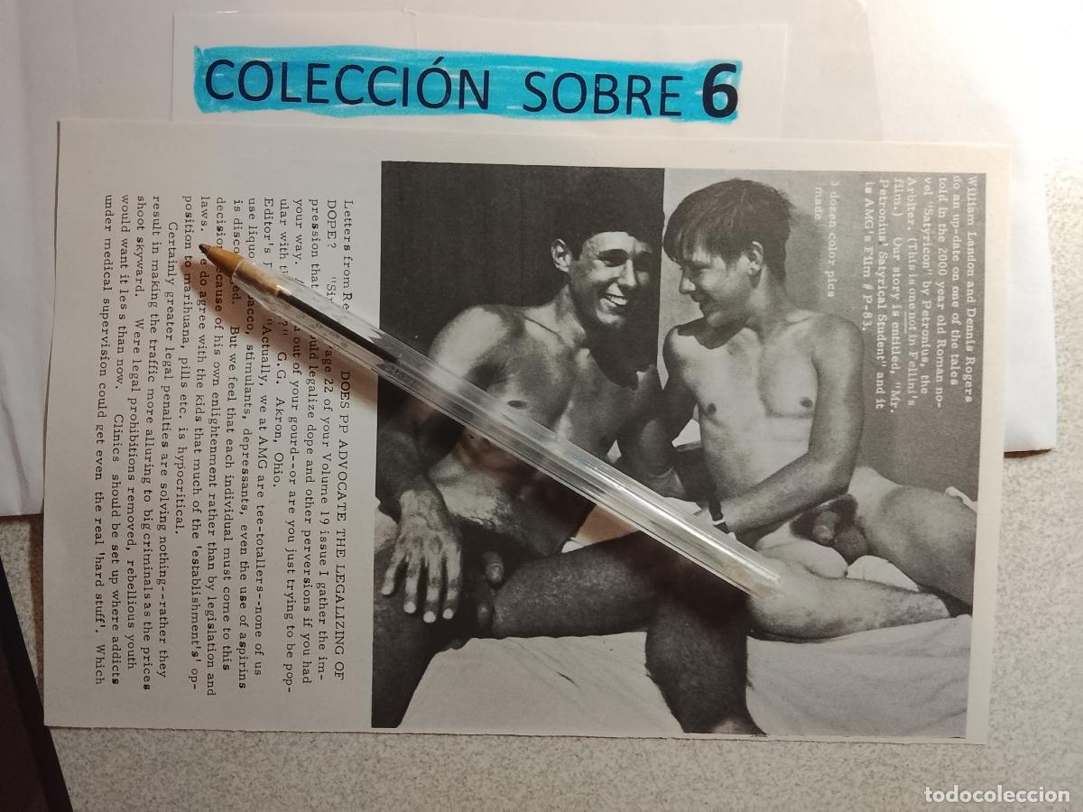 Autres: hoja tematica gay artistica fotografica o comic hombre erotico desnudos culturismo homo sexo EROTICA