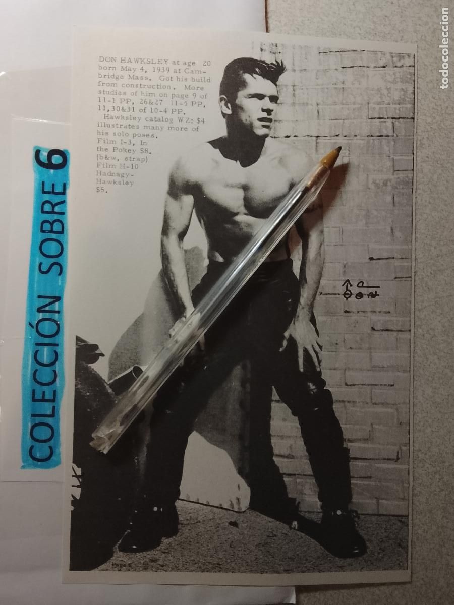 Autres: hoja tematica gay artistica fotografica o comic hombre erotico desnudos culturismo homo sexo EROTICA