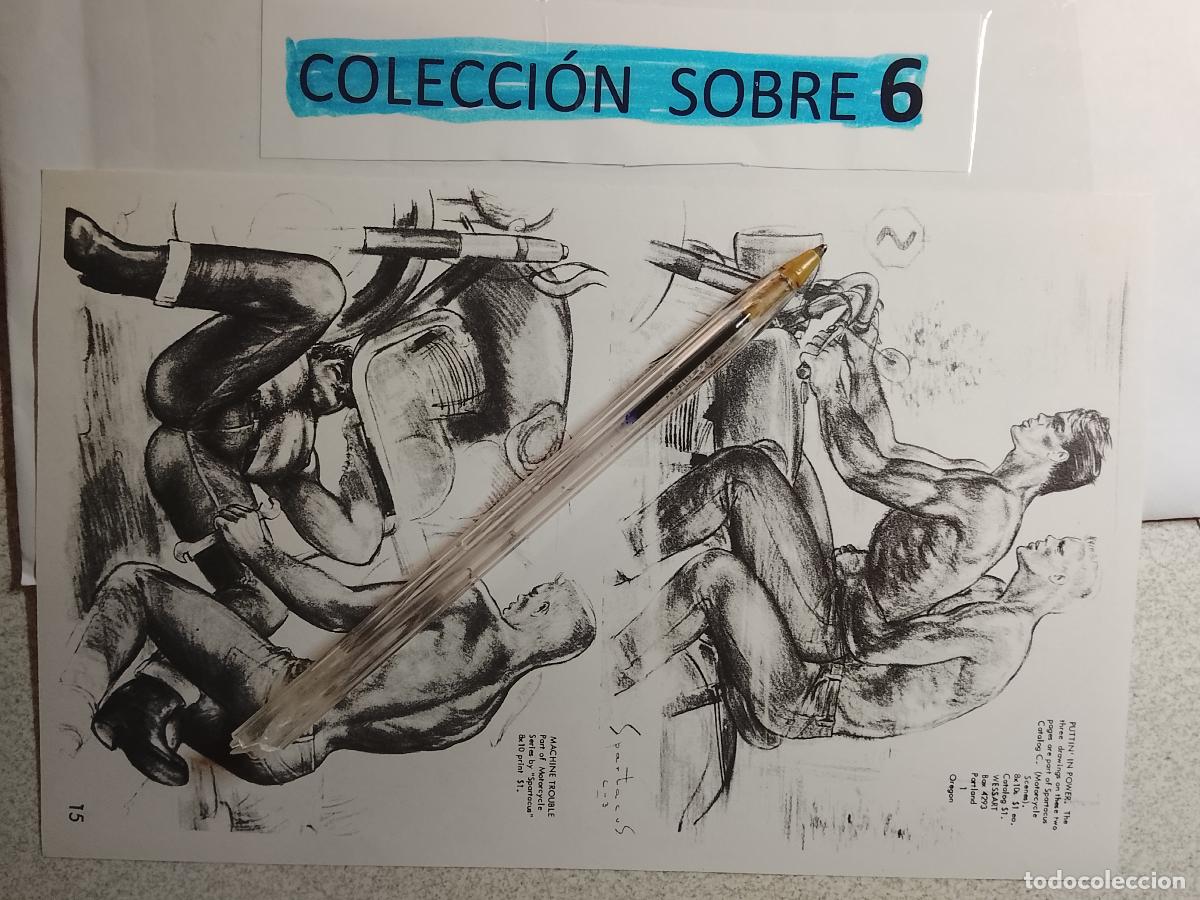 Autres: hoja tematica gay artistica fotografica o comic hombre erotico desnudos culturismo homo sexo EROTICA
