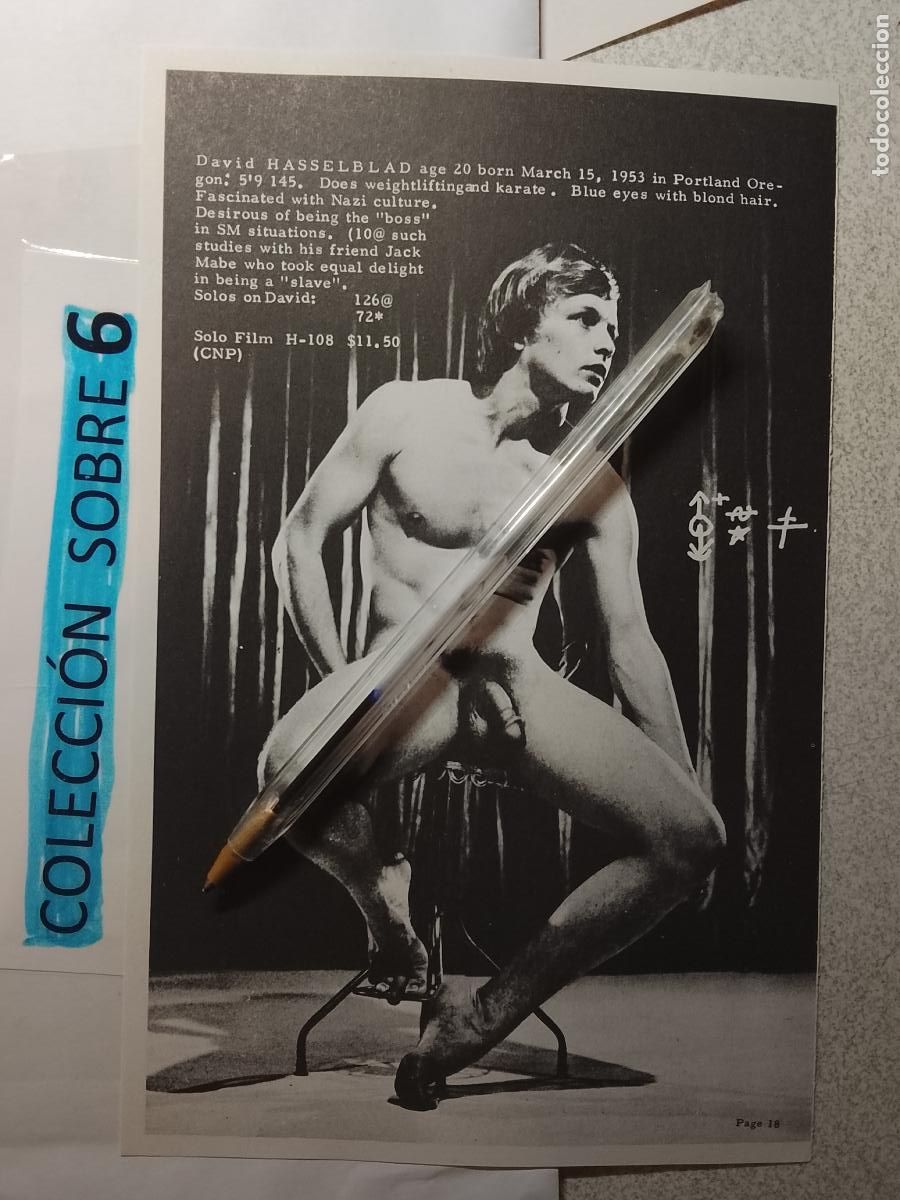 Outros: hoja tematica gay artistica fotografica o comic hombre erotico desnudos culturismo homo sexo EROTICA