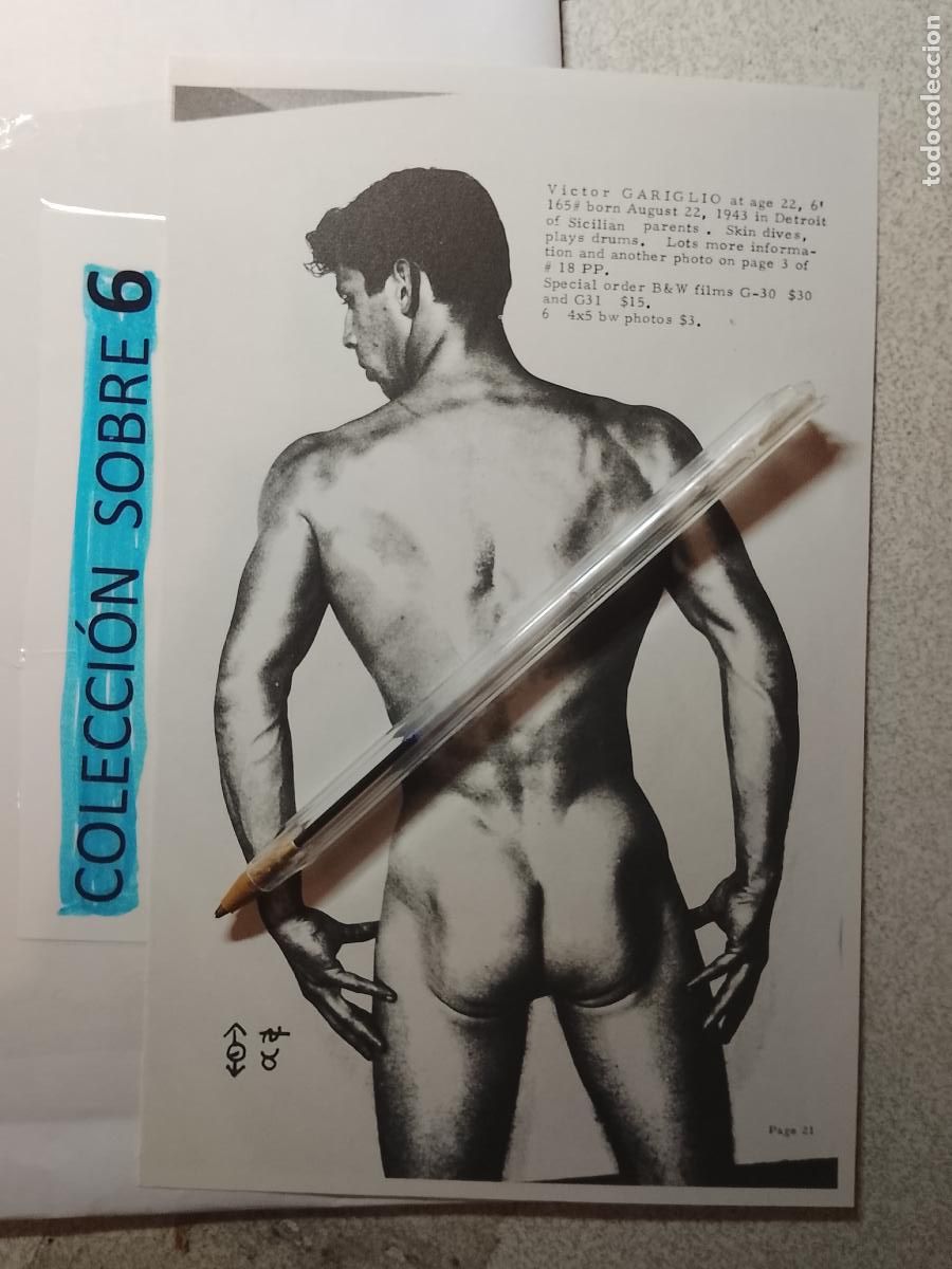 Outros: hoja tematica gay artistica fotografica o comic hombre erotico desnudos culturismo homo sexo EROTICA