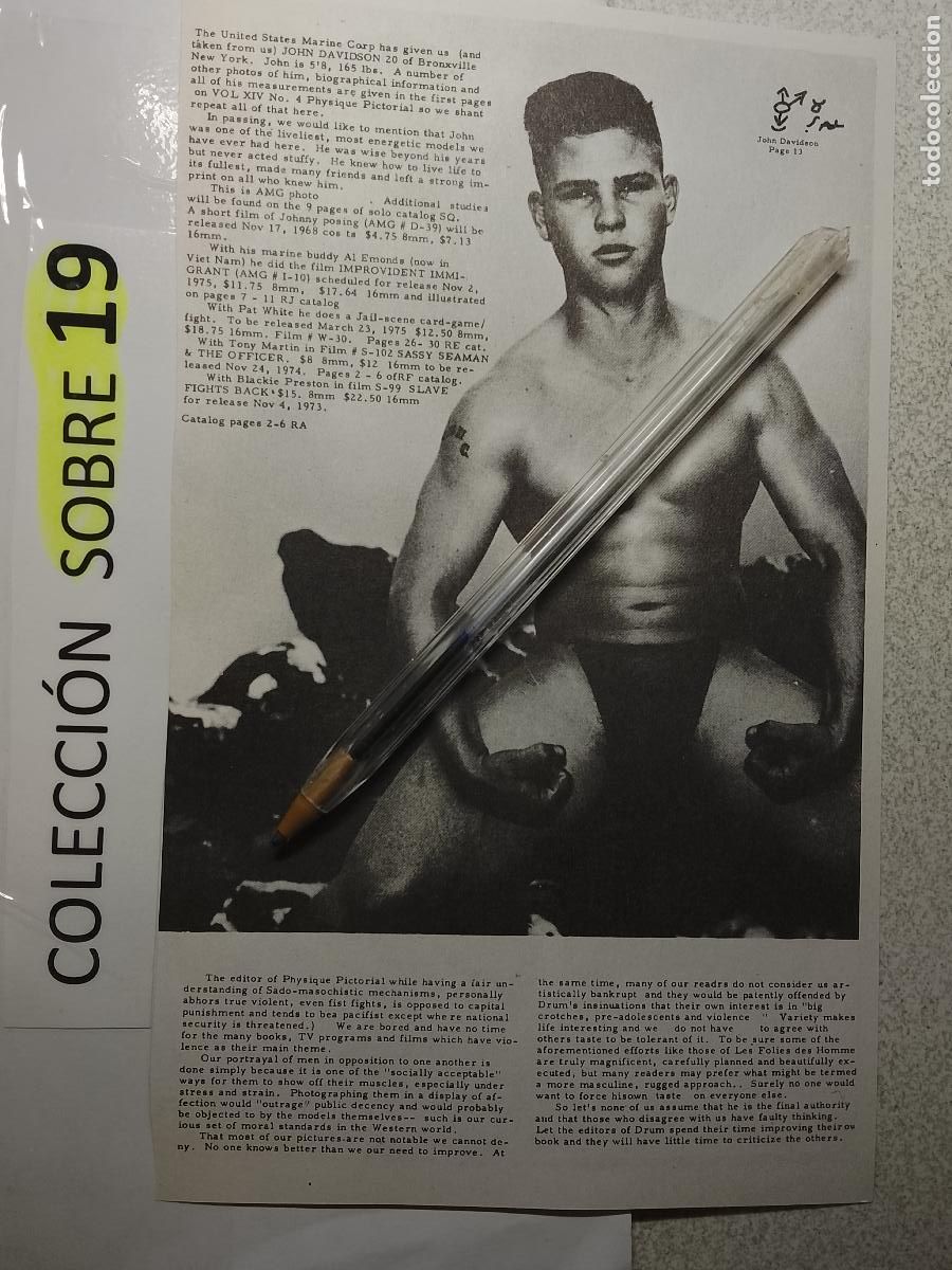Outros: hoja tematica gay artistica fotografica o comic hombre erotico desnudos culturismo homo sexo EROTICA