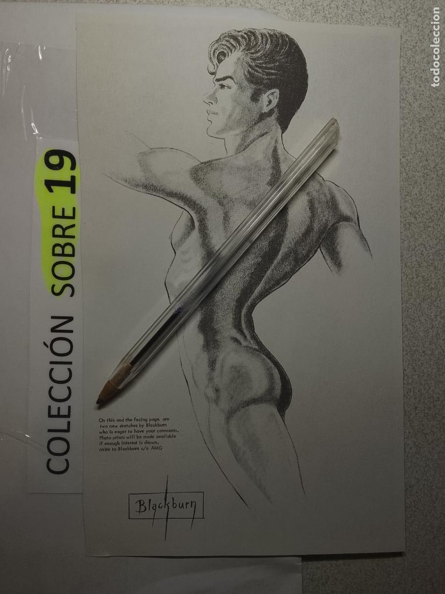 Autres: hoja tematica gay artistica fotografica o comic hombre erotico desnudos culturismo homo sexo EROTICA
