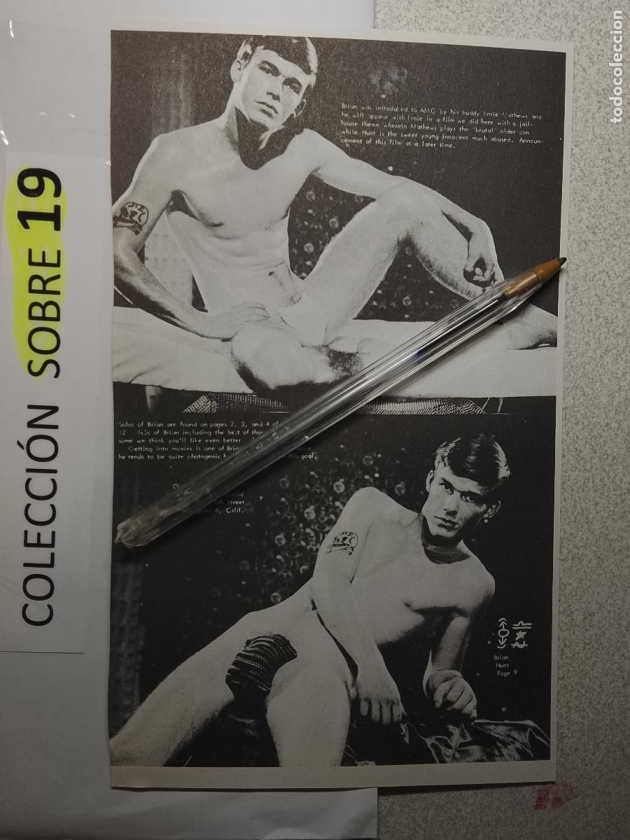 Autres: hoja tematica gay artistica fotografica o comic hombre erotico desnudos culturismo homo sexo EROTICA