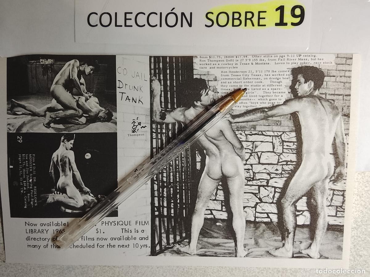 Autres: hoja tematica gay artistica fotografica o comic hombre erotico desnudos culturismo homo sexo EROTICA