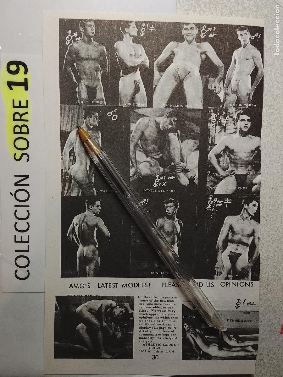 Autres: hoja tematica gay artistica fotografica o comic hombre erotico desnudos culturismo homo sexo EROTICA