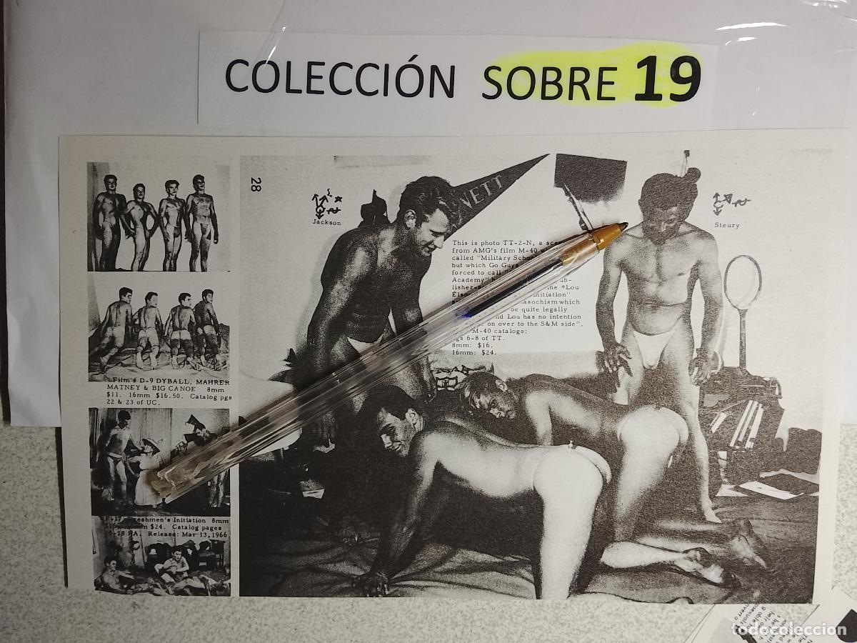 Autres: hoja tematica gay artistica fotografica o comic hombre erotico desnudos culturismo homo sexo EROTICA