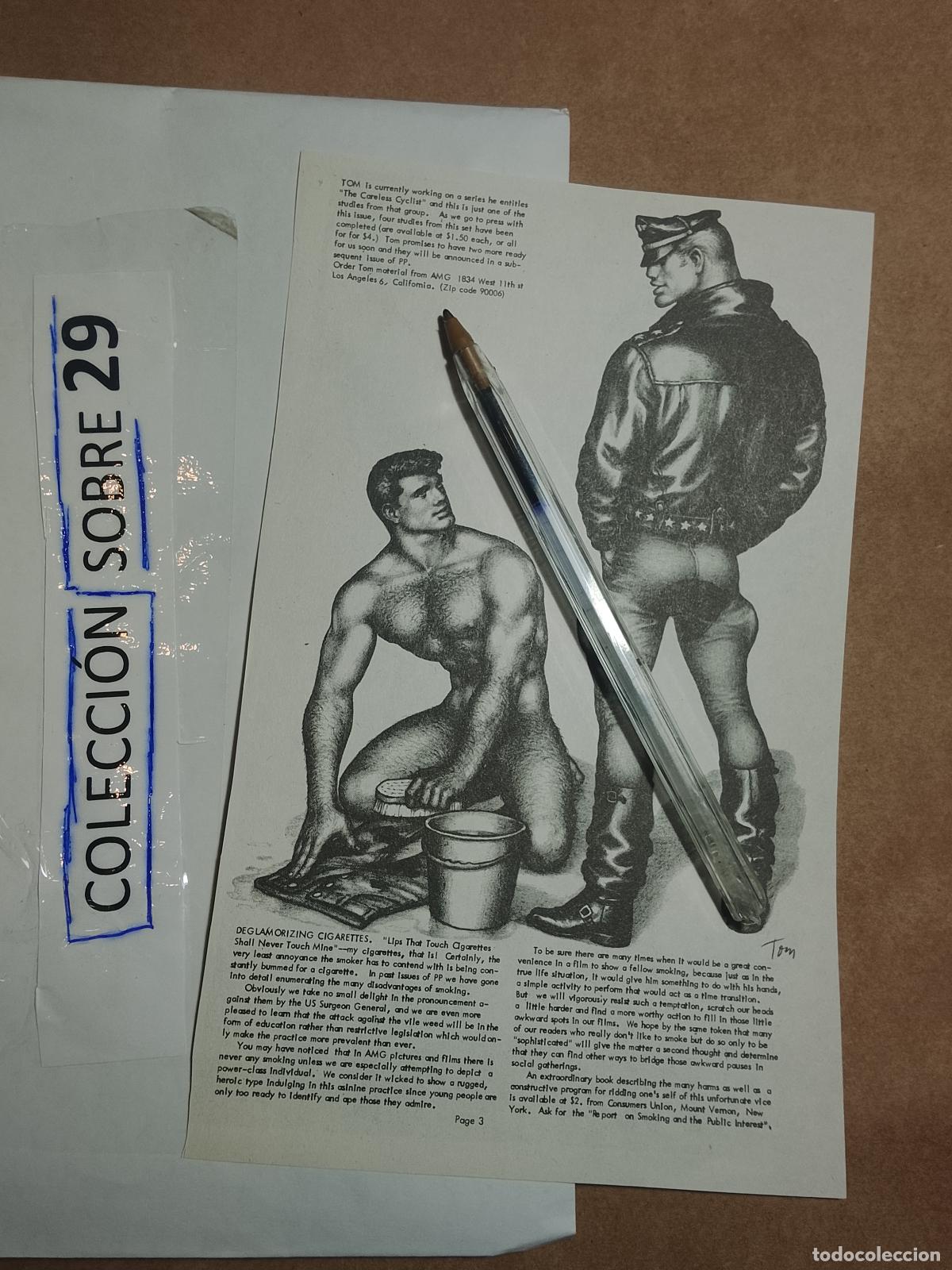 Autres: hoja tematica gay artistica fotografica o comic hombre erotico desnudos culturismo homo sexo EROTICA