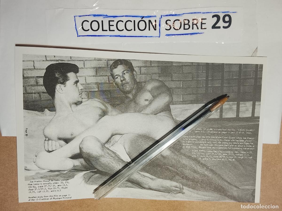 Autres: hoja tematica gay artistica fotografica o comic hombre erotico desnudos culturismo homo sexo EROTICA