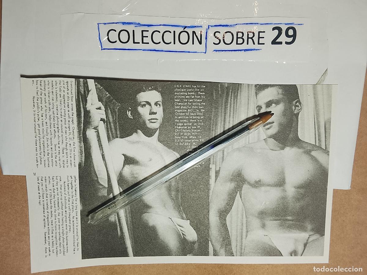 Autres: hoja tematica gay artistica fotografica o comic hombre erotico desnudos culturismo homo sexo EROTICA