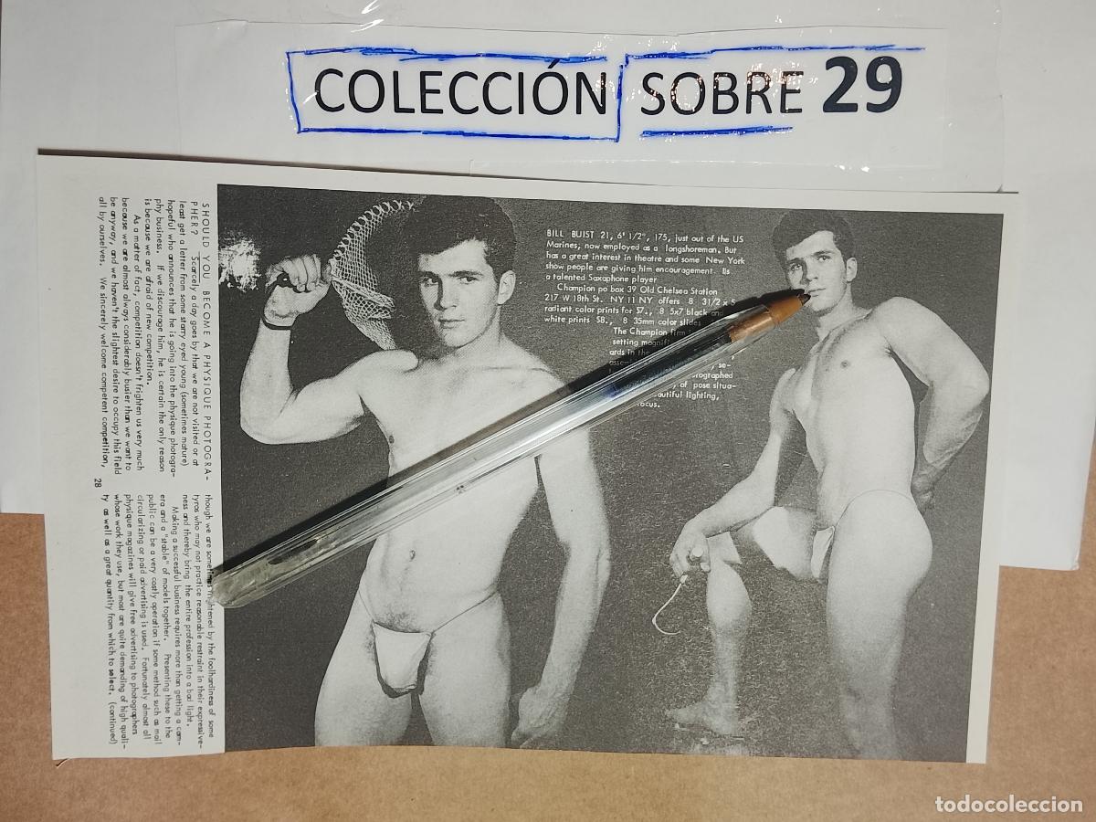 Autres: hoja tematica gay artistica fotografica o comic hombre erotico desnudos culturismo homo sexo EROTICA
