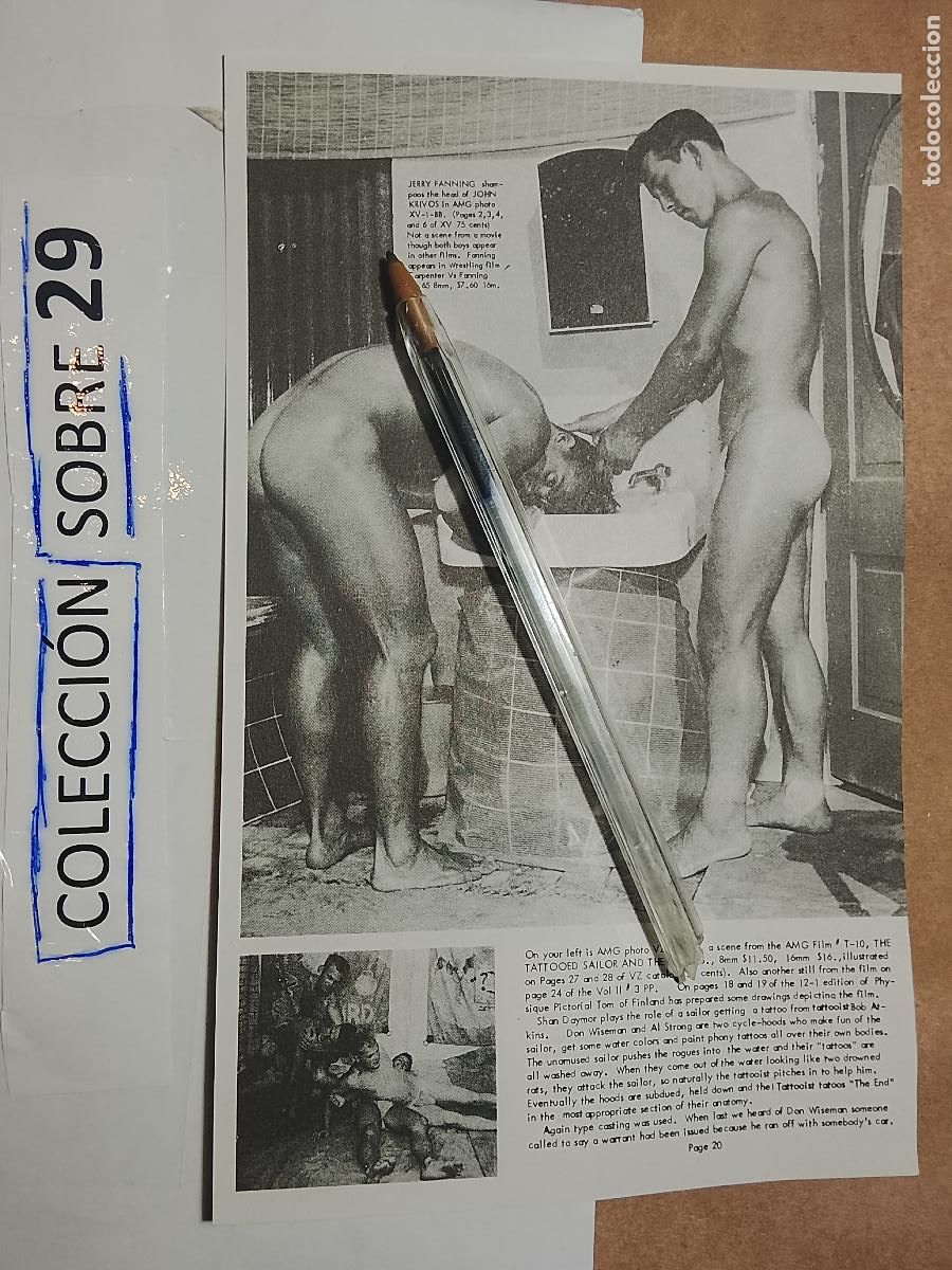 Andere Artikel: hoja tematica gay artistica fotografica o comic hombre erotico desnudos culturismo homo sexo EROTICA