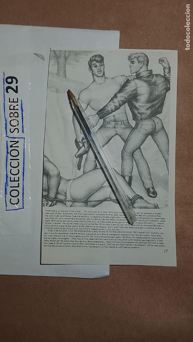 Andere Artikel: hoja tematica gay artistica fotografica o comic hombre erotico desnudos culturismo homo sexo EROTICA
