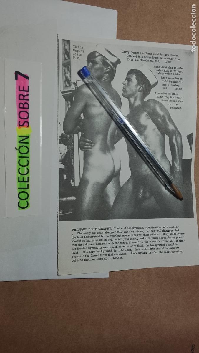 Andere Artikel: hoja tematica gay artistica fotografica o comic hombre erotico desnudos culturismo homo sexo EROTICA