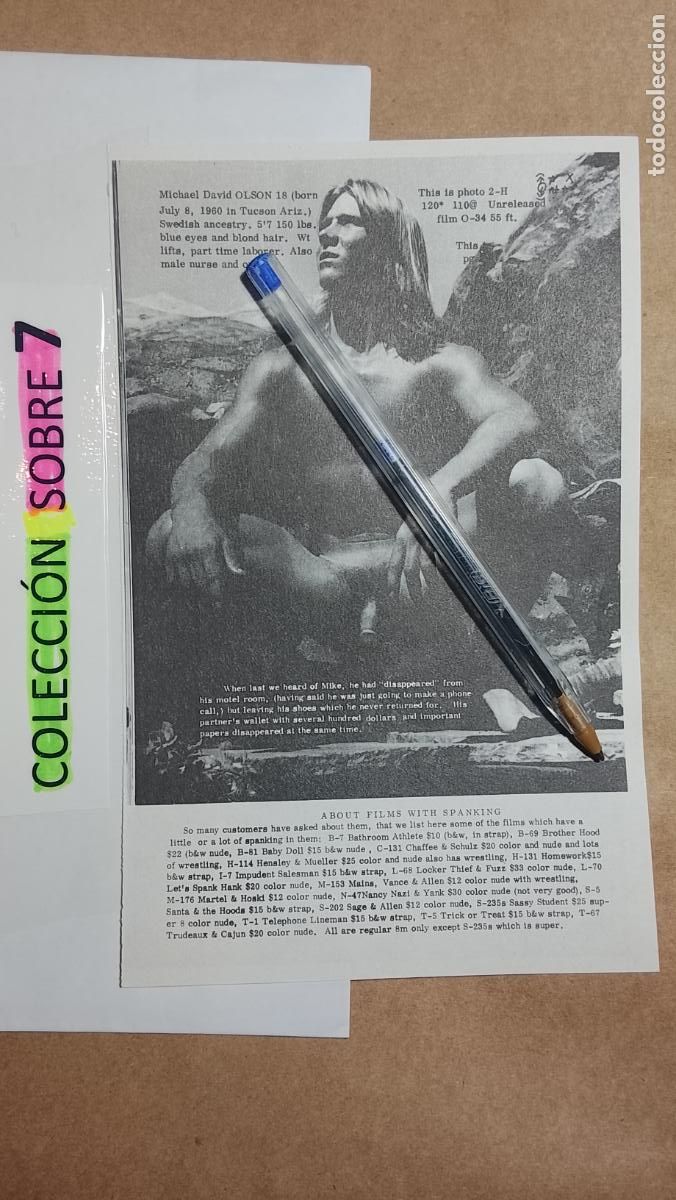 Andere Artikel: hoja tematica gay artistica fotografica o comic hombre erotico desnudos culturismo homo sexo EROTICA