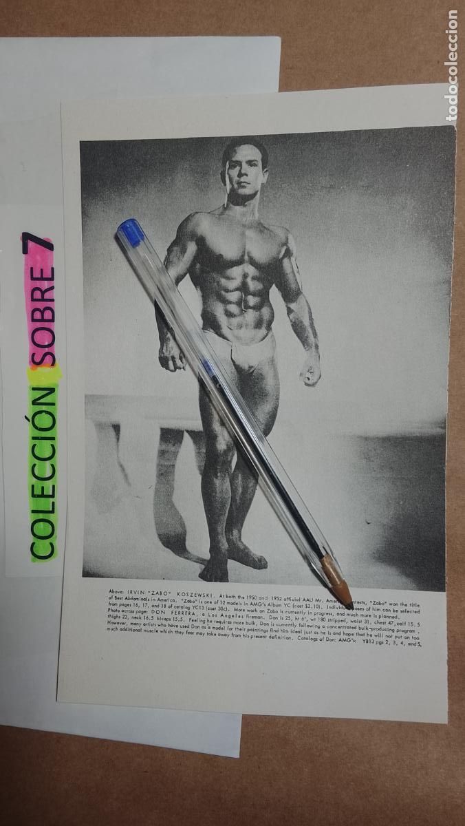 Autres: hoja tematica gay artistica fotografica o comic hombre erotico desnudos culturismo homo sexo EROTICA