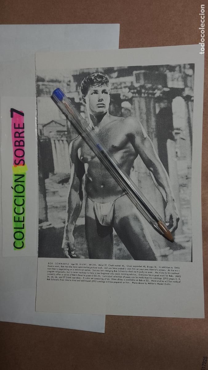 Autres: hoja tematica gay artistica fotografica o comic hombre erotico desnudos culturismo homo sexo EROTICA