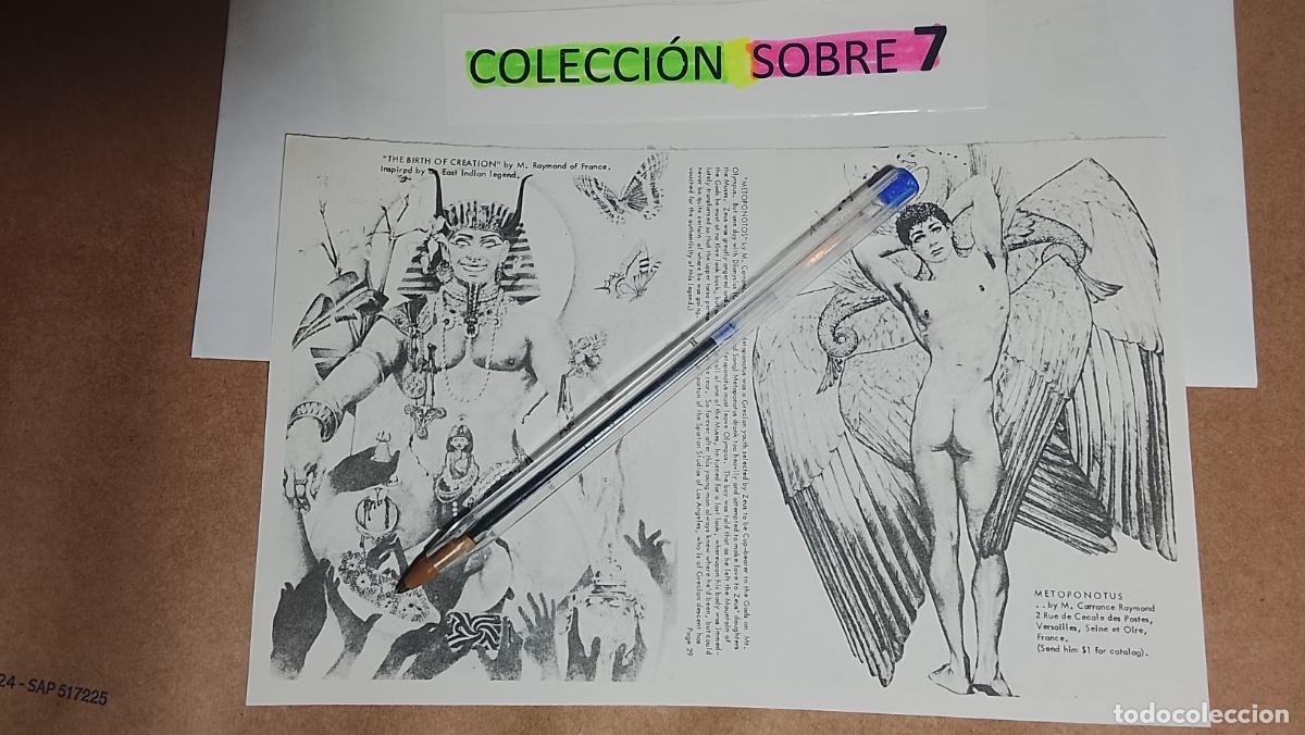 Autres: hoja tematica gay artistica fotografica o comic hombre erotico desnudos culturismo homo sexo EROTICA