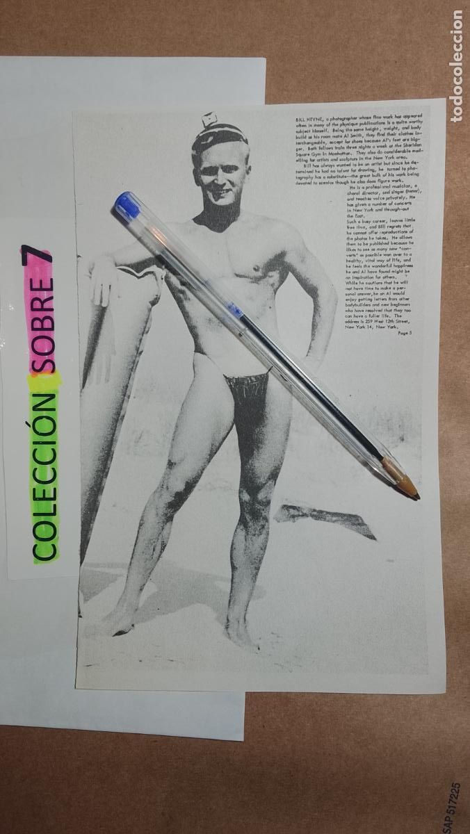 Autres: hoja tematica gay artistica fotografica o comic hombre erotico desnudos culturismo homo sexo EROTICA
