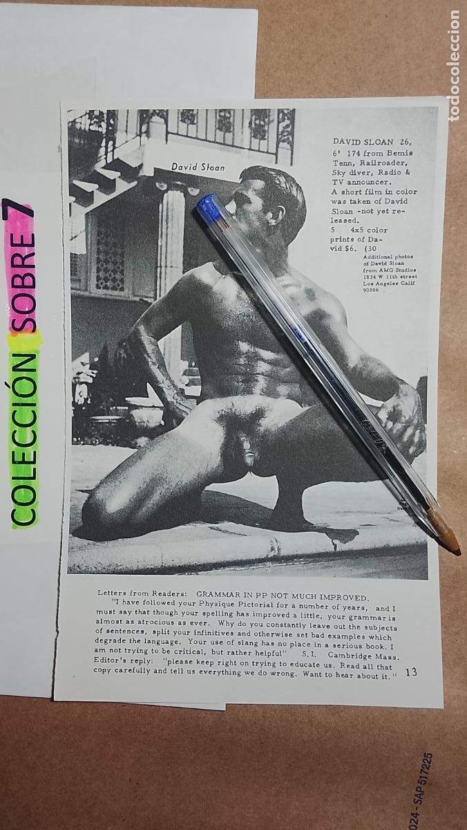 Autres: hoja tematica gay artistica fotografica o comic hombre erotico desnudos culturismo homo sexo EROTICA