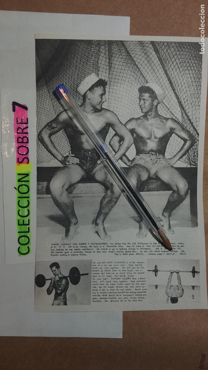 Autres: hoja tematica gay artistica fotografica o comic hombre erotico desnudos culturismo homo sexo EROTICA