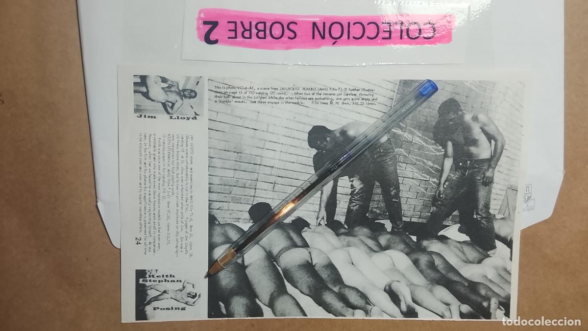 Autres: hoja tematica gay artistica fotografica o comic hombre erotico desnudos culturismo homo sexo EROTICA