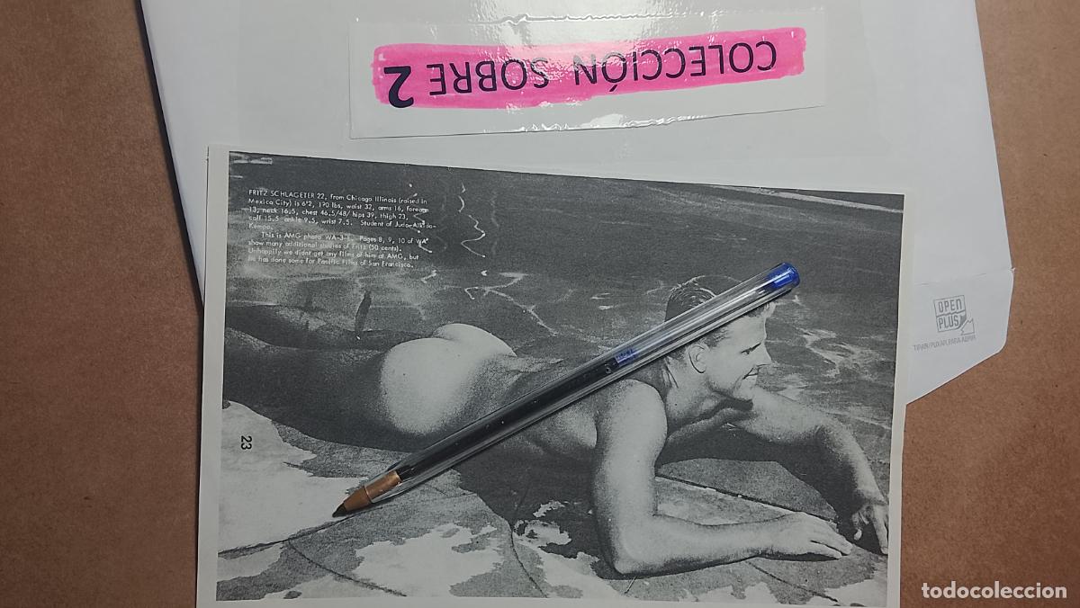 Autres: hoja tematica gay artistica fotografica o comic hombre erotico desnudos culturismo homo sexo EROTICA