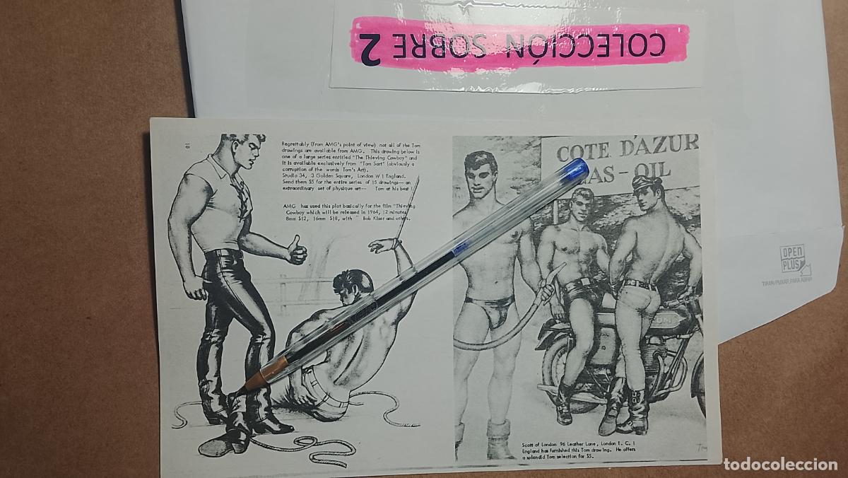 Autres: hoja tematica gay artistica fotografica o comic hombre erotico desnudos culturismo homo sexo EROTICA